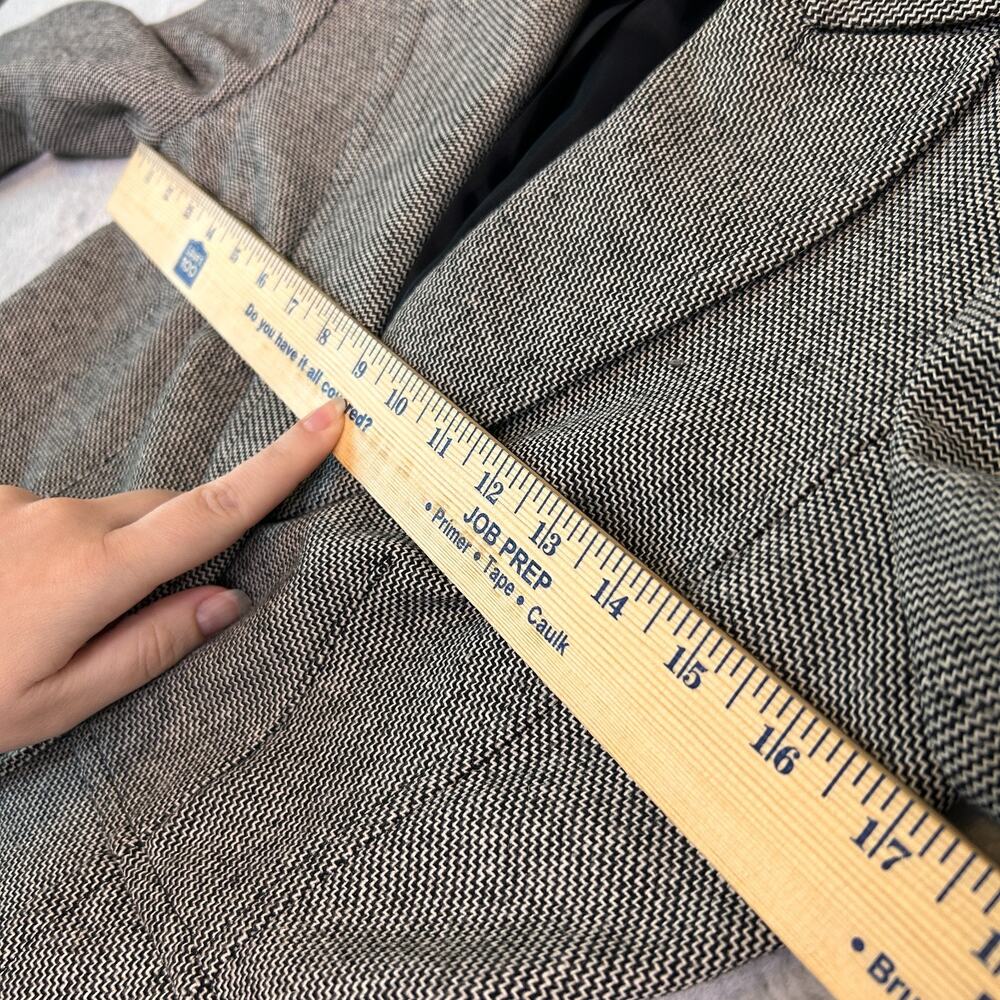 Ann Taylor Loft Single Breasted Blazer Womens 2 Gray Minimalist Career Preppy - Picture 4 of 6